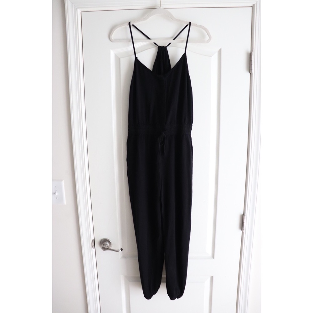 Black Jogger Jumpsuit
